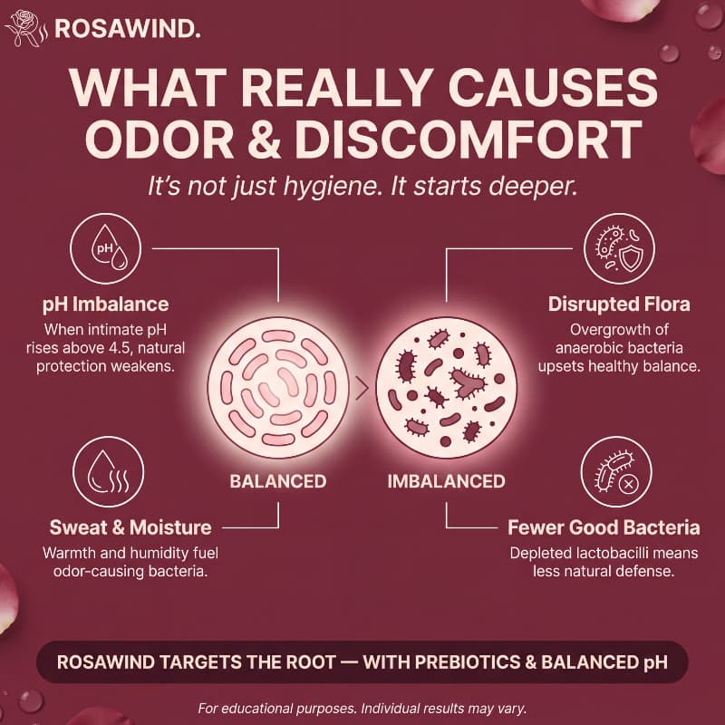 Rosawind | Prebiotic Anti-Odor Intimate Comfort Mist